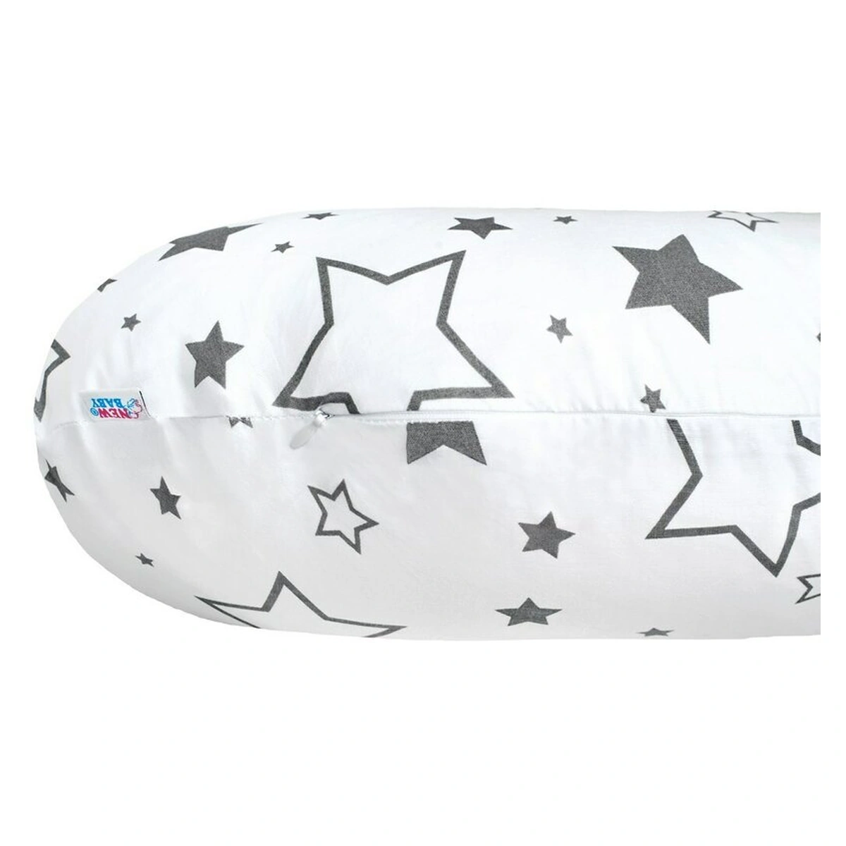 Perna alaptare, New Baby, Cu husa detasabila, In forma de C, Bumbac, Diametru 16 cm, Lungime in jurul circumferintei [3]