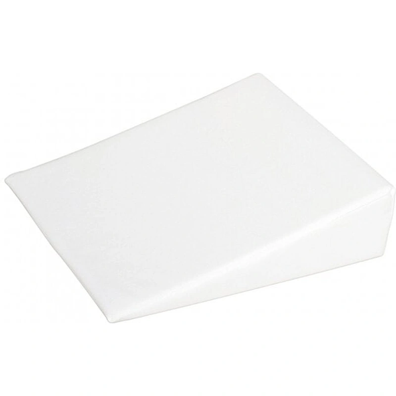 Pernute si pilote - Perna inclinata, antireflux, Cu husa din bumbac, 60 x 37 x 1,5-10 cm, Bubaba, Alba