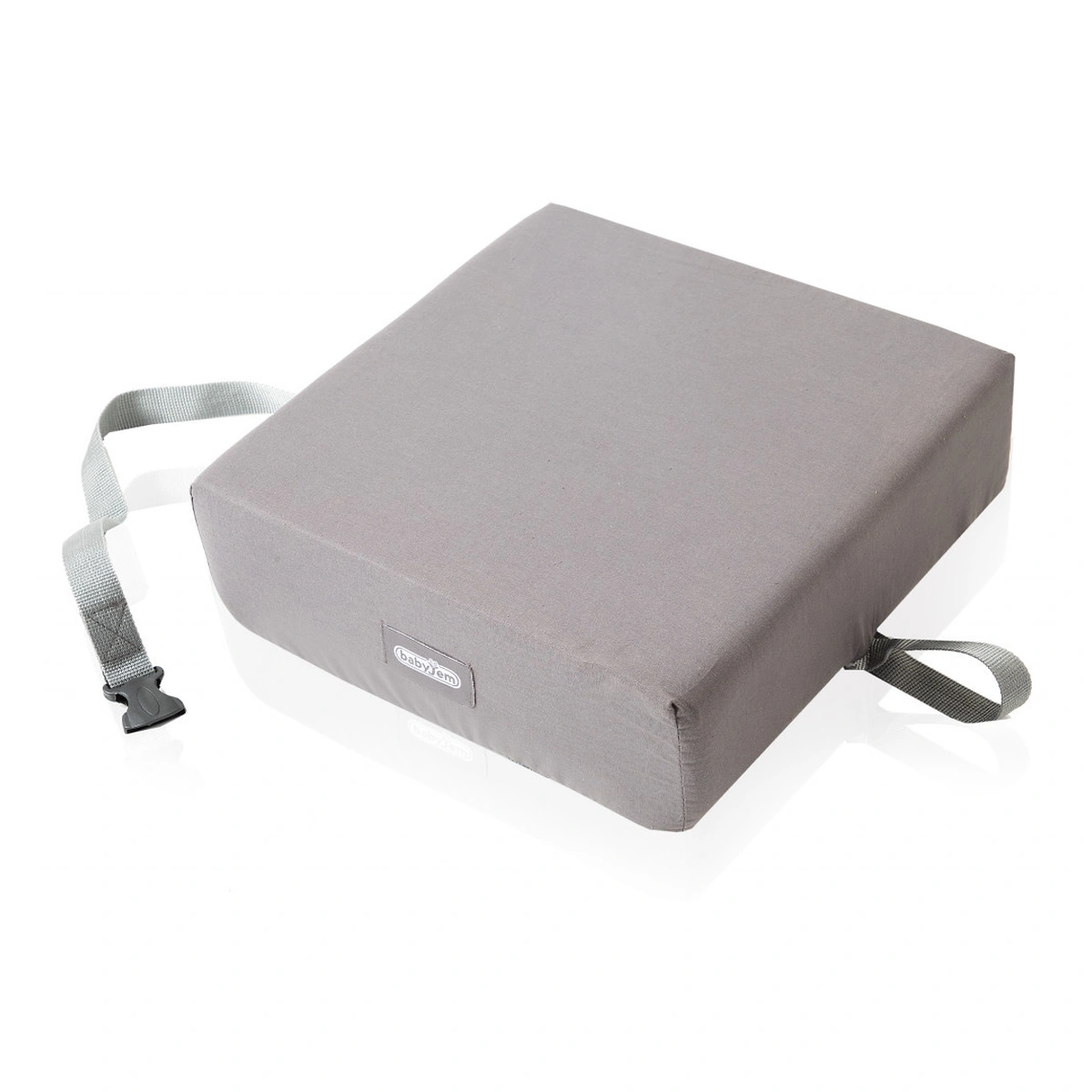 Ora mesei - Pernuta inaltator 32x32 cm pentru scaun de masa, BabyJem, Antracit 6luni+