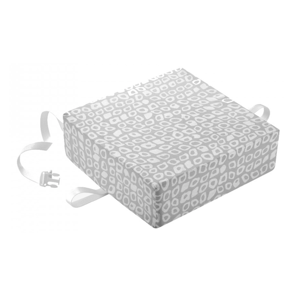 Ora mesei - Pernuta inaltator 32x32 cm pentru scaun de masa, Gri BabyJem 6luni+