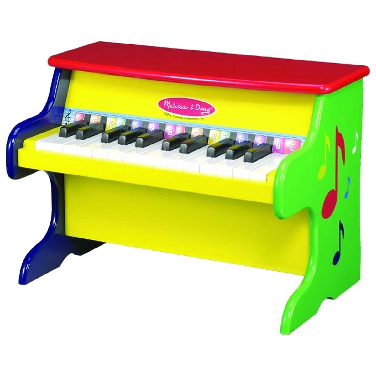 Jocuri si creativitate - Pian de jucarie mini Melissa and Doug 4 ani