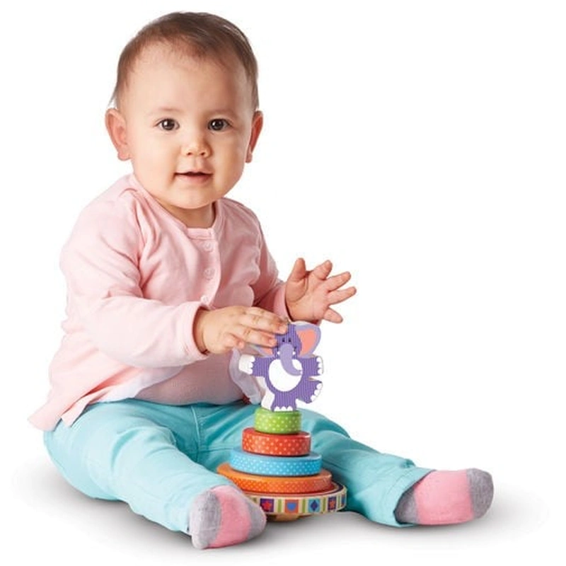 Piramida de stivuit Elefantel Melissa & Doug [1]