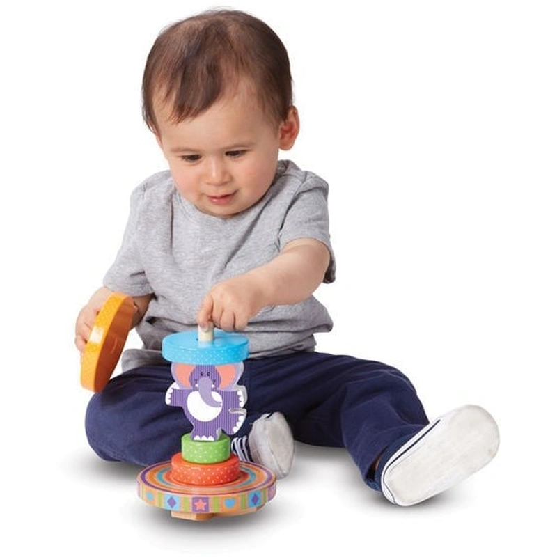 Piramida de stivuit Elefantel Melissa & Doug [2]