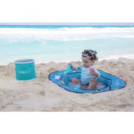Piscina copii, Bbluv, Arena, Usoara si pliabila, 75x20 cm, Blue [8]