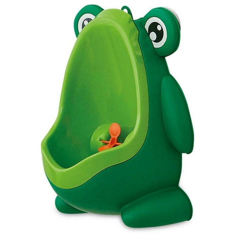 Olite si reductoare toaleta - Pisoar baieti Frog, Cu ventuze, Cu tinta rotativa, FreeON, Green