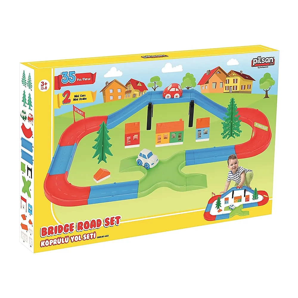 Pista de masini Pilsan Bridge yellow roads [1]