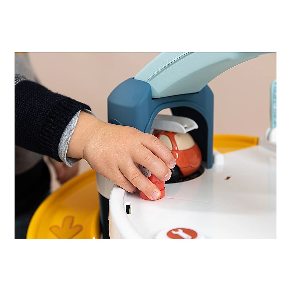 Pista de masini Smoby Big Garage cu masinuta si elicopter [6]