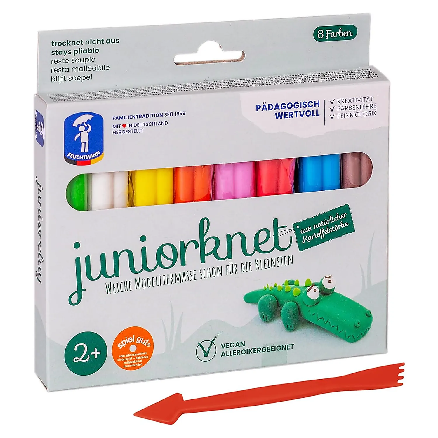 Desen, pictura si modelare - Plastilina non-toxica - 8 culori