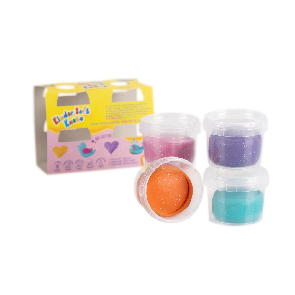 Plastilina FEUCHTMANN Kinder cu sclipici 2 ani+ [1]