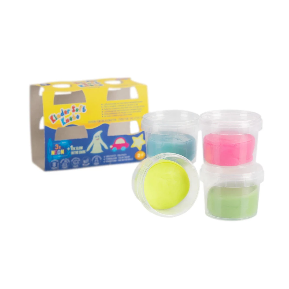 Plastilina non-toxica FEUCHTMANN Kinder Neon 2 ani+ [1]