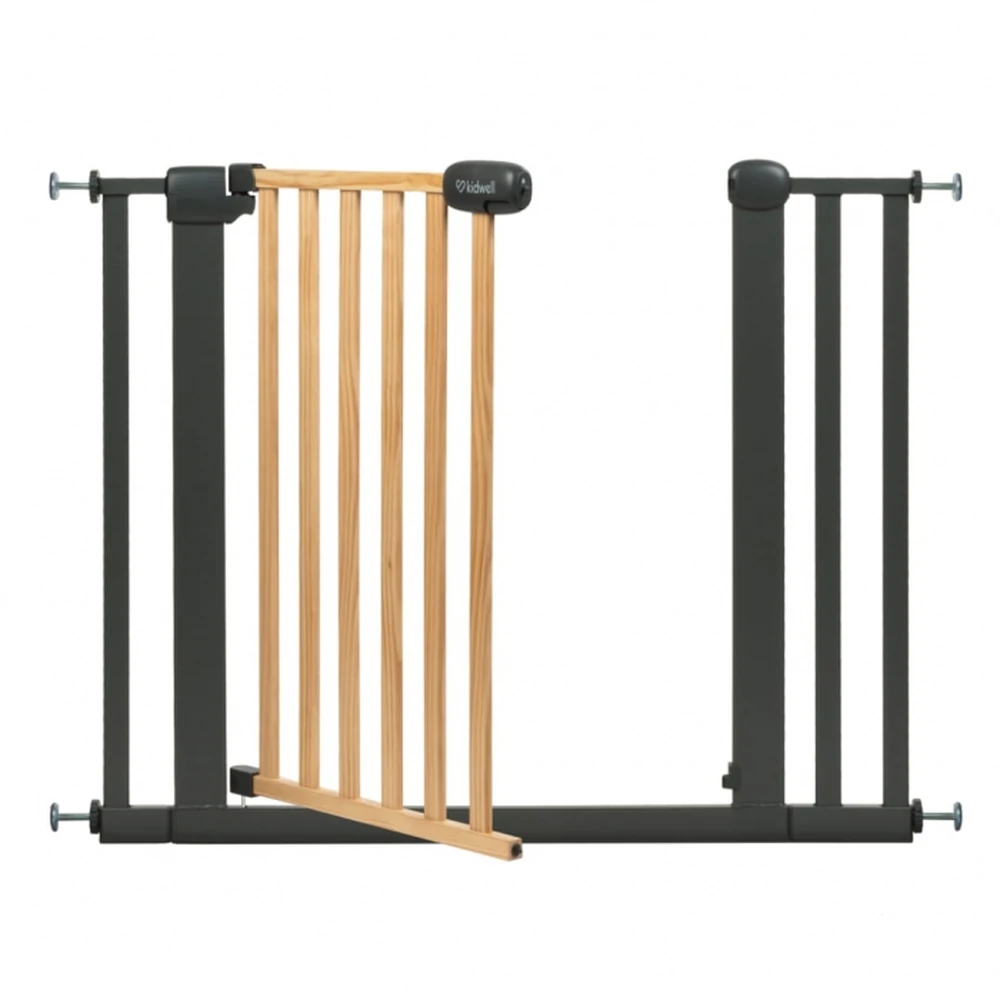Poarta de siguranta 74-105 cm Kidwell Trasti - Negru [7]