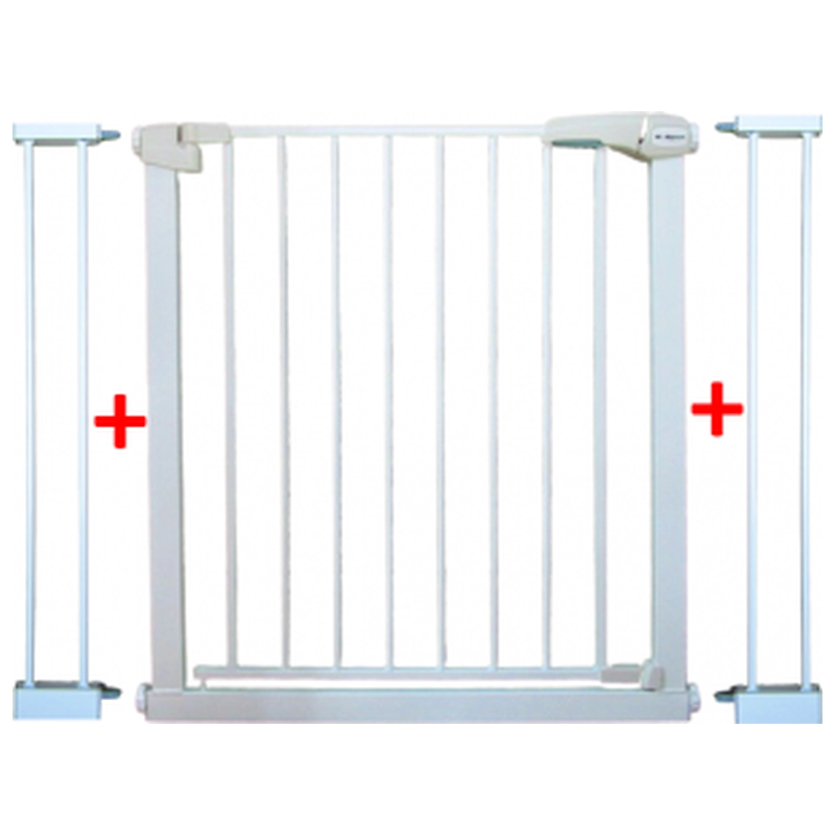 Camera copilului - Poarta de siguranta din metal 79-105 cm R-Sport S2 - Alb
