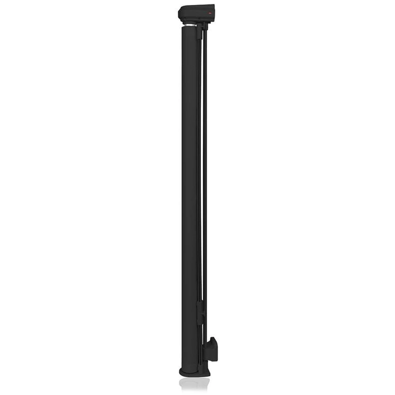 Poarta de siguranta, Lionelo, Thea, Cu suruburi, Textila, Retractabila, 80x140 cm, Negru [3]