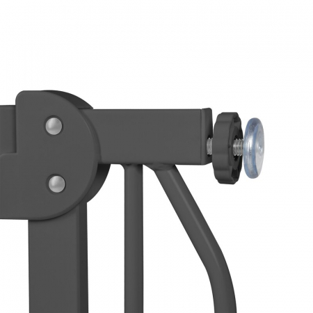 Poarta de siguranta prin presiune Truus Slim, 105 cm, Conform cu standardul europeane de securitate EN1930, Gri/Natur [5]