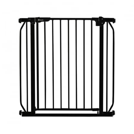 Porti de siguranta - Poarta de siguranta prin presiune Truus Slim, 105 cm, Conform cu standardul europeane de securitate EN1930, Negru Onyx