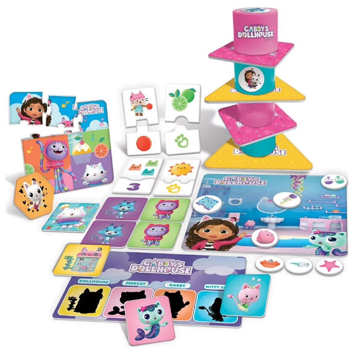 Jocuri de memorie - Prima mea colectie de jocuri - Gabby's Dollhouse LISCIANI