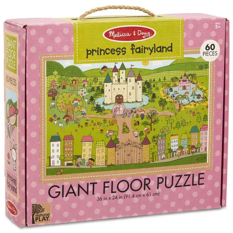 Primul meu puzzle de podea eco Tinutul Printelesor - Melissa & Doug [2]
