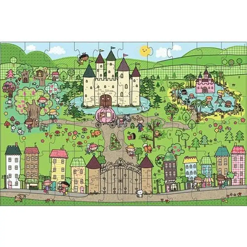 Primul meu puzzle de podea eco Tinutul Printelesor - Melissa & Doug [1]