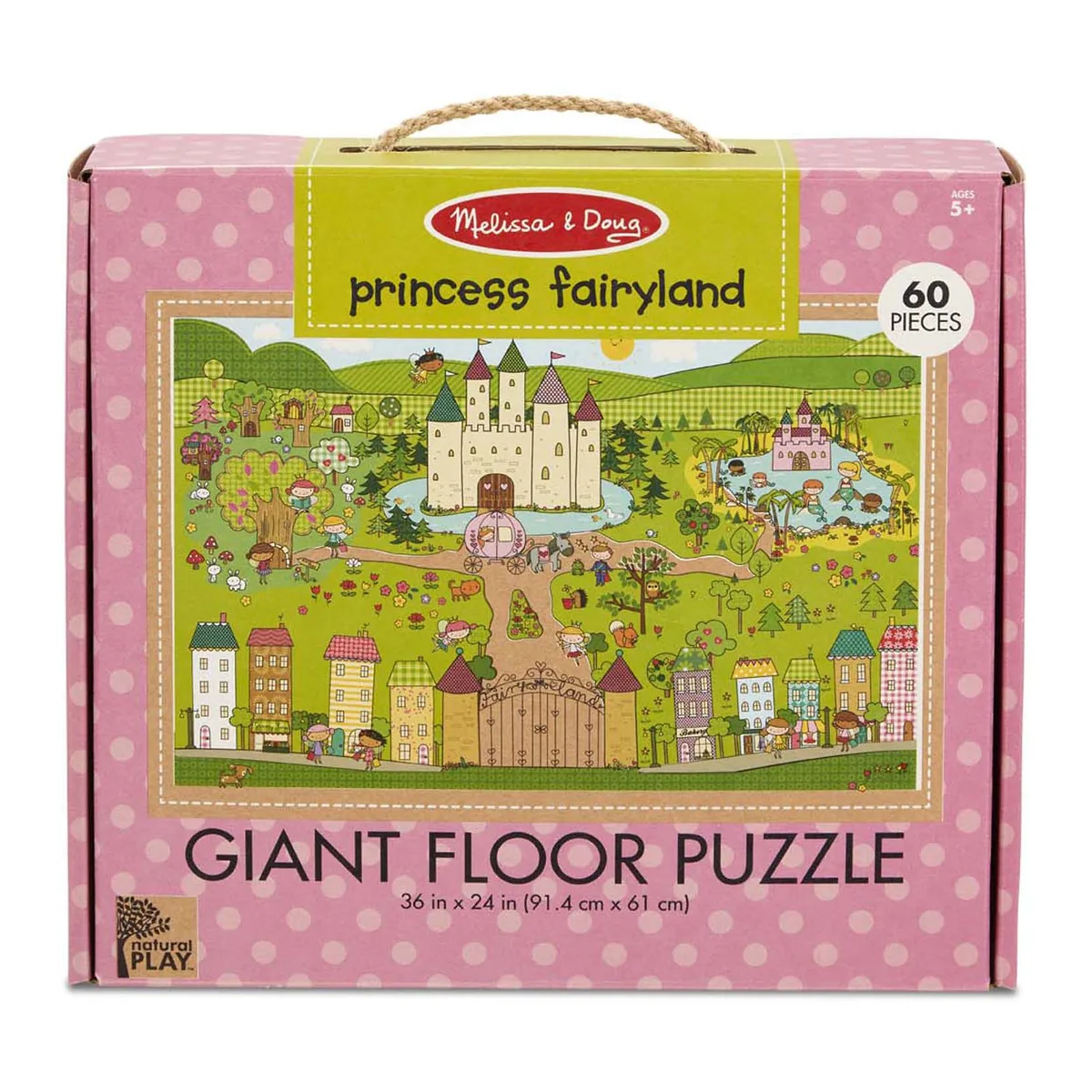 Puzzle-uri si incastre - Primul meu puzzle de podea eco Tinutul Printelesor - Melissa & Doug