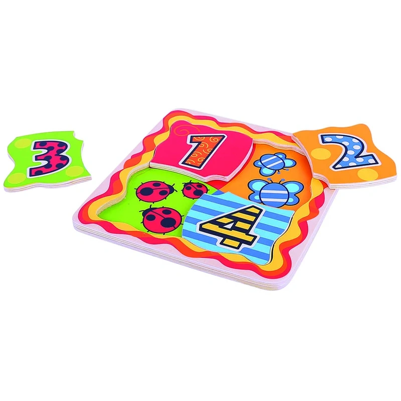 Primul meu puzzle - numere de la BIGJIGS Toys [1]