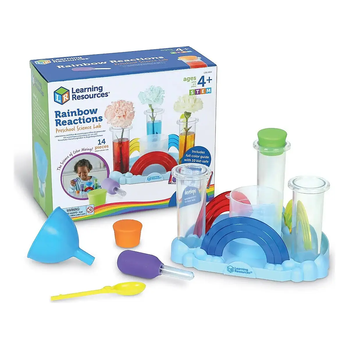 Primul meu set de experimente - Curcubeul reactiilor Learning Resources 4 ani+ [6]