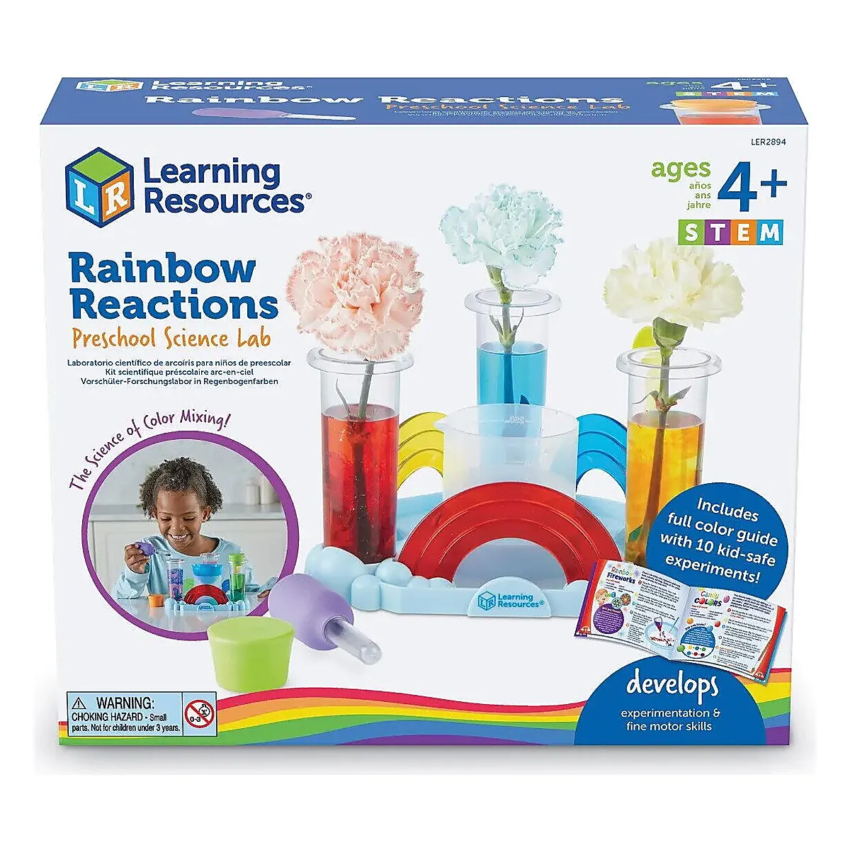 Jucarii educative - Primul meu set de experimente - Curcubeul reactiilor Learning Resources 4 ani+