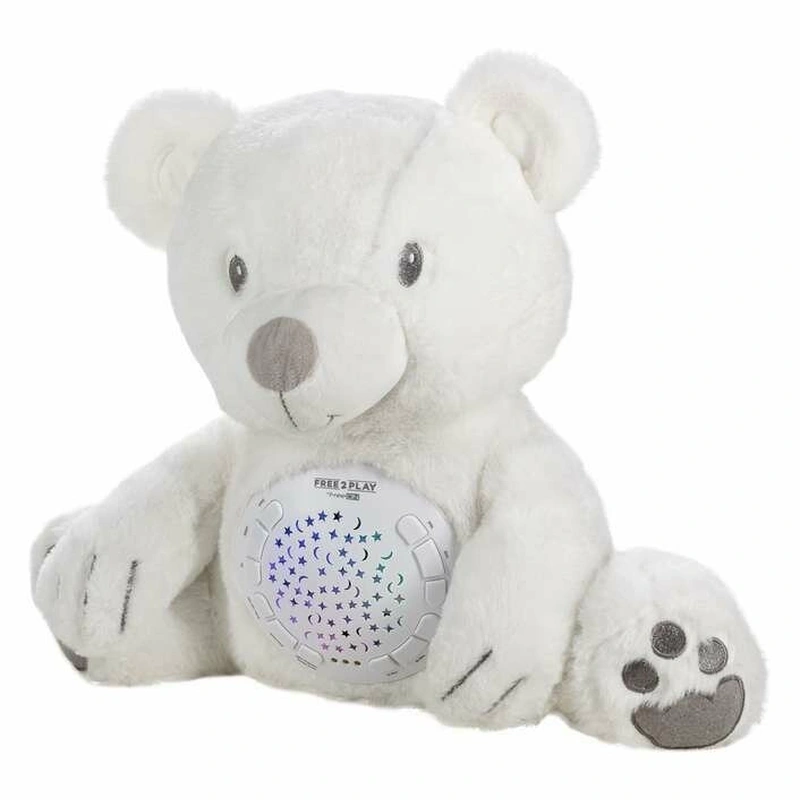 Lampi de veghe - Proiector muzical, Free2Play, Din plus, Bear White