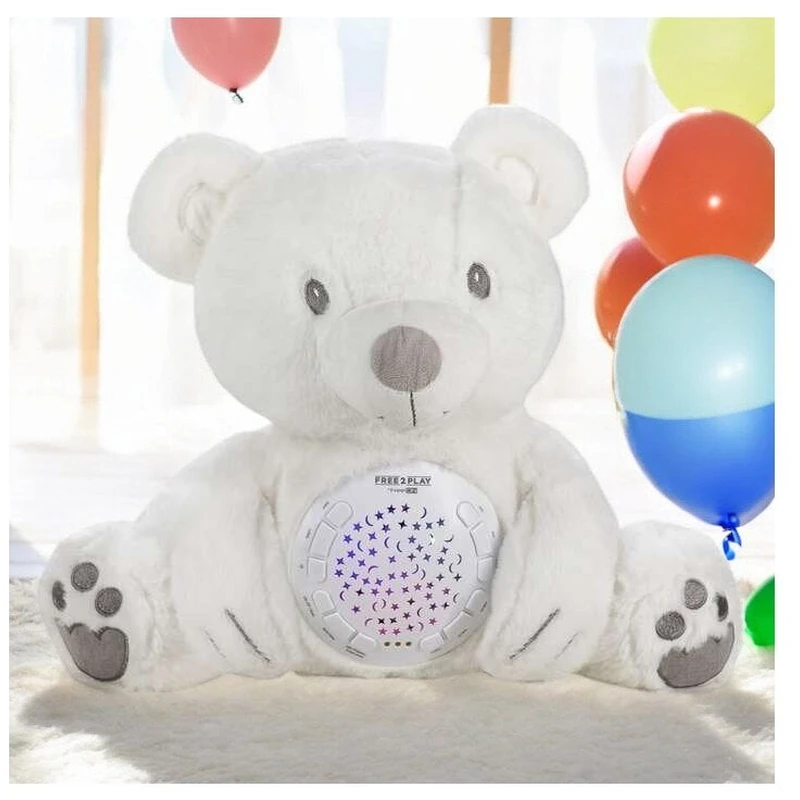 Proiector muzical, Free2Play, Din plus, Bear White [2]