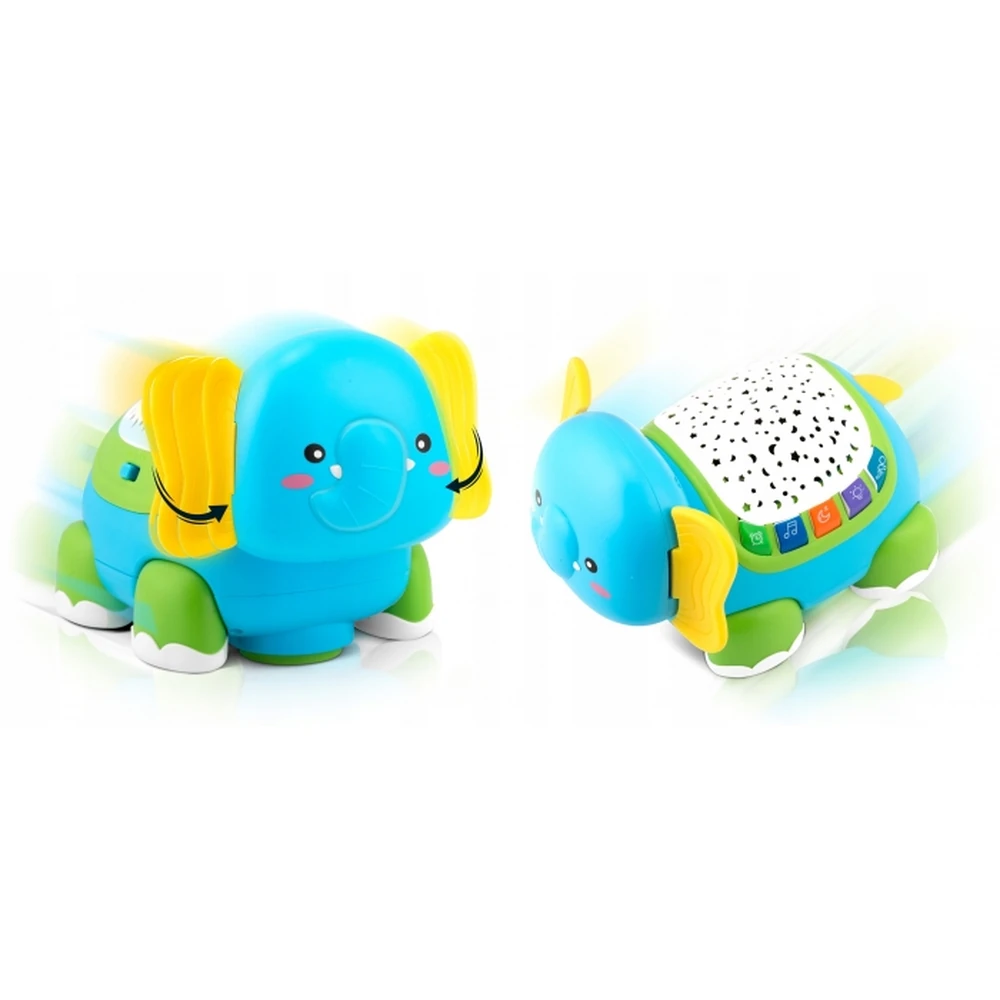 Proiector sub forma de elefant cu telecomanda Ricokids [5]