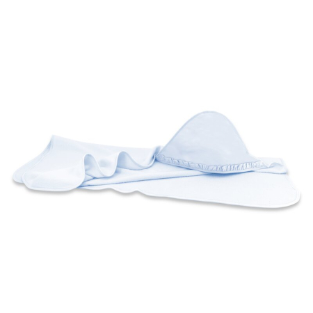 Sanatate si ingrijire - Prosop cu gluga, MimiNu, Mare, Cu volanas, Dimensiune 100x100 cm, Din bumbac si thermo fleece, Materiale certificate