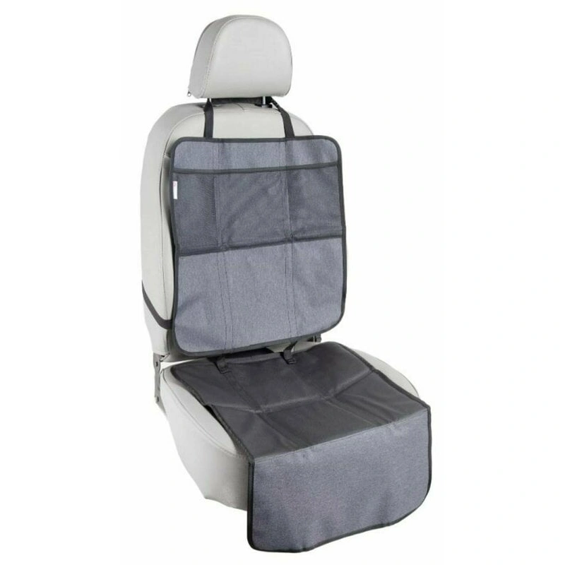 In masina - Protectie impermeabila, Petite&Mars, Pentru bancheta auto si spatar, Savior, Gri