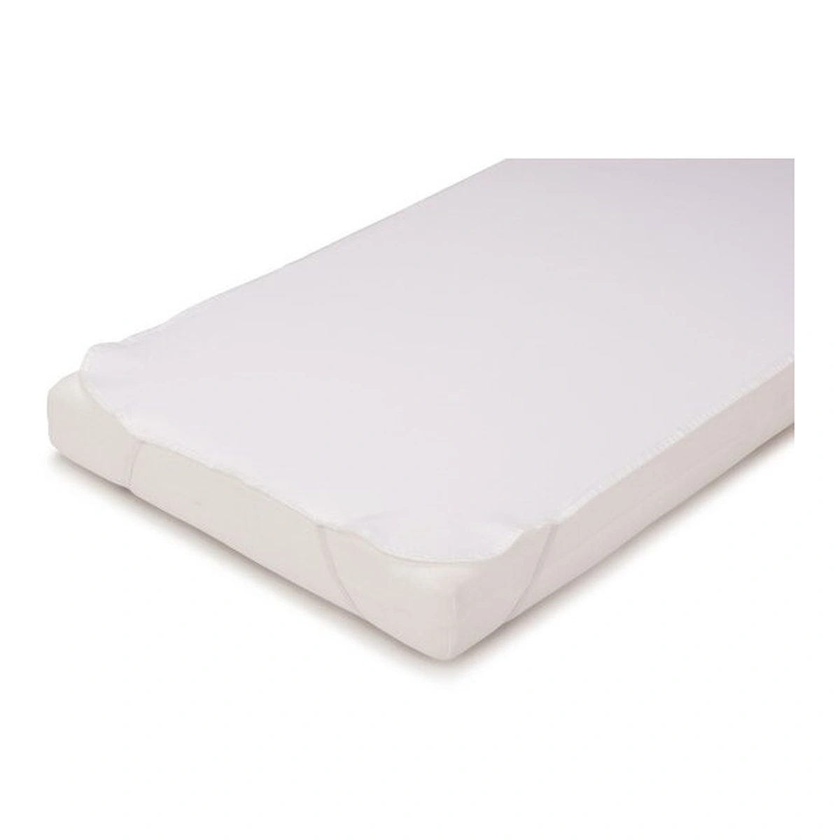 Cearceafuri pentru patut - Protectie impermeabila, Petite&Mars, Pentru saltele de 120x60, Cu benzi elastice, Alb