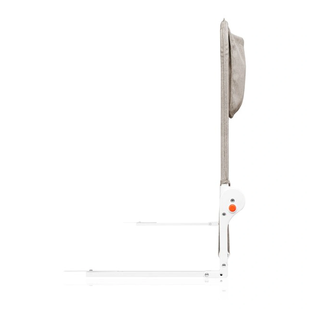 Protectie laterala pat, Lionelo, Hanna, Cu buzunar accesorii, 150x66 cm, Bej 18 luni+ [5]