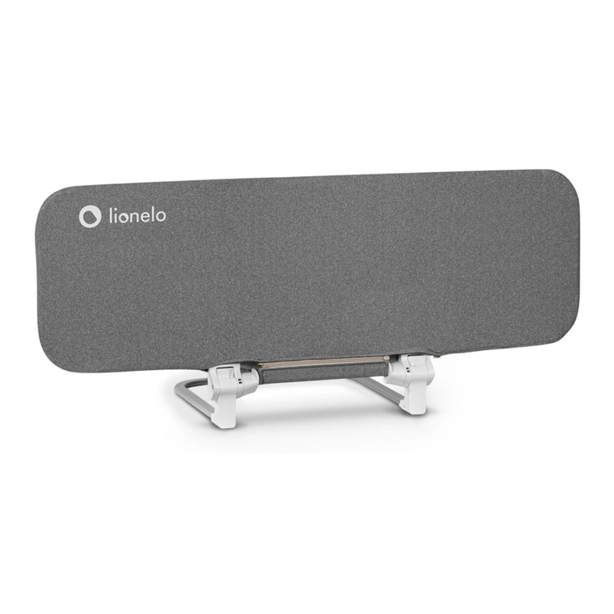 Bariere de pat - Protectie laterala pat, Lionelo, Lora, Pliabila, Sistem de blocare StandSafe, 105 x 45 cm, Gri