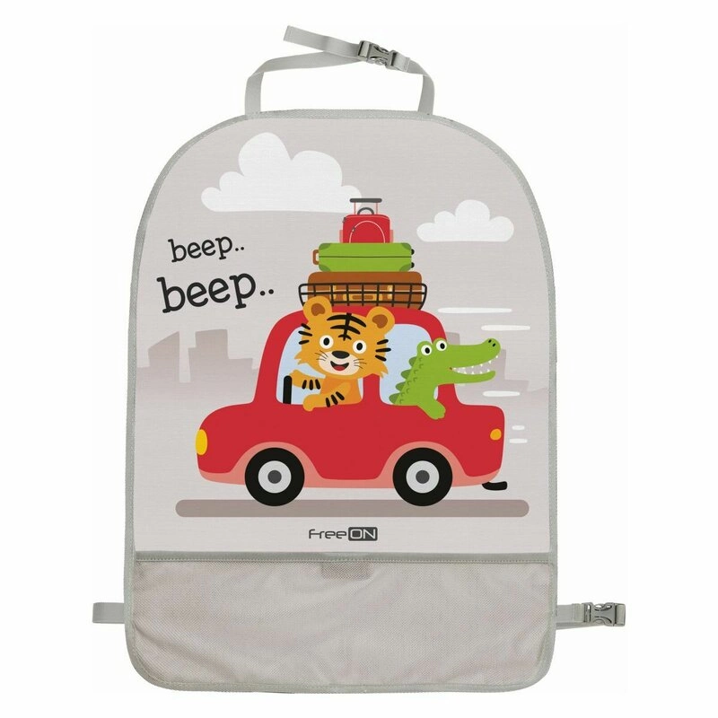 In masina - Protectie spatar, FreeON, Pentru masina, 61x45 cm, Lion