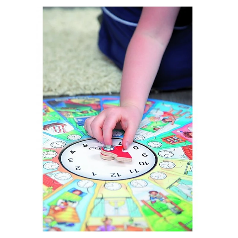 Puzzle circular Invata ceasul Beleduc [1]