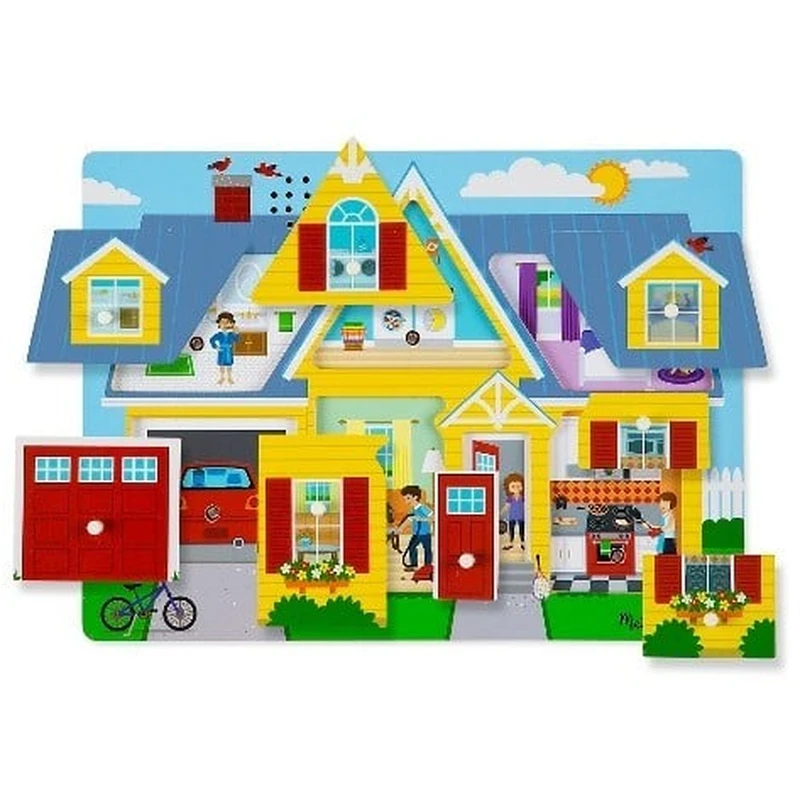 Puzzle cu sunete Casa mea Melissa and Doug [1]