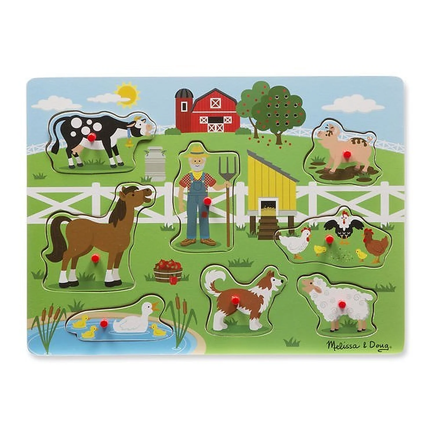 Puzzle-uri si incastre - Puzzle cu sunete Old McDonald