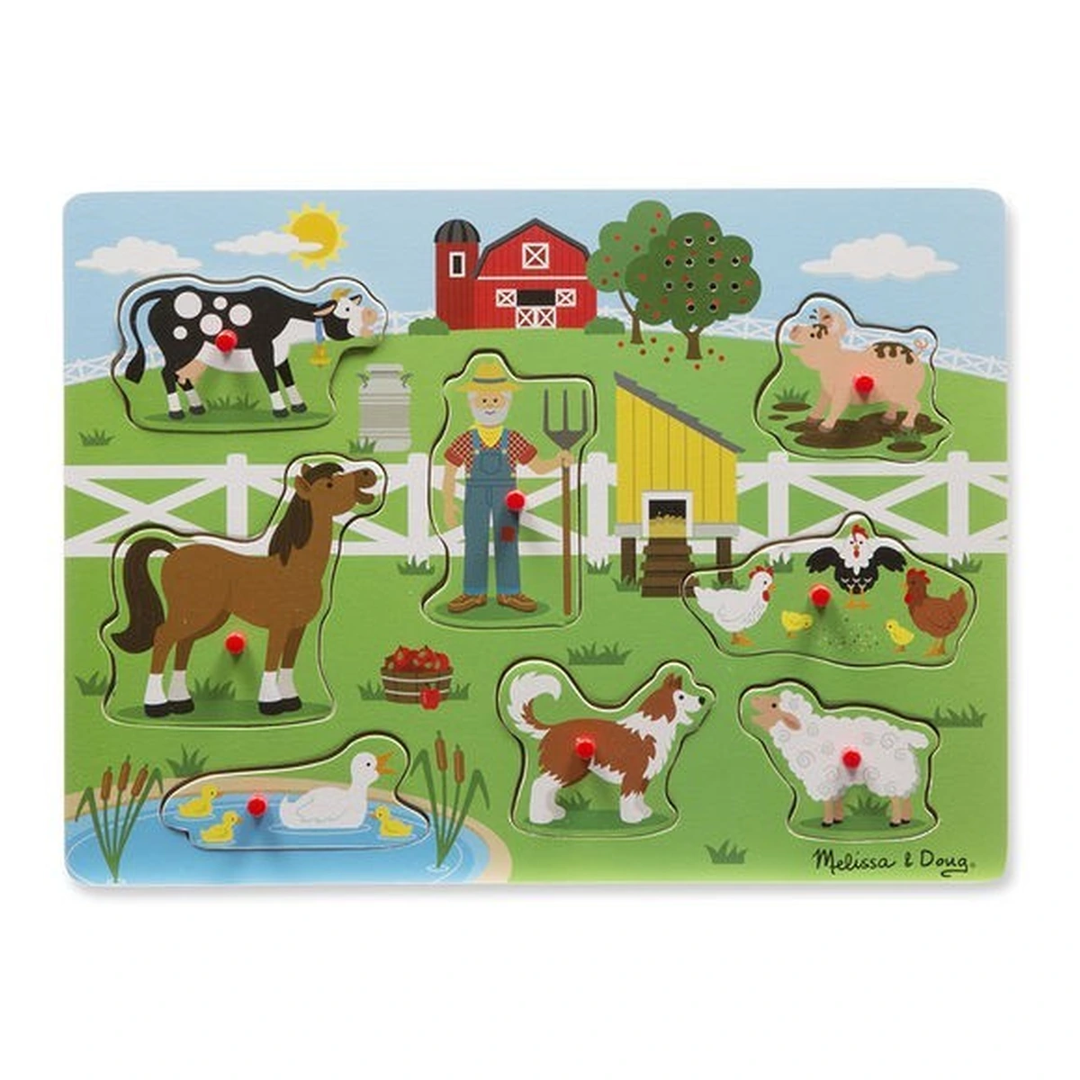 Puzzle-uri si incastre - Puzzle cu sunete Old McDonald