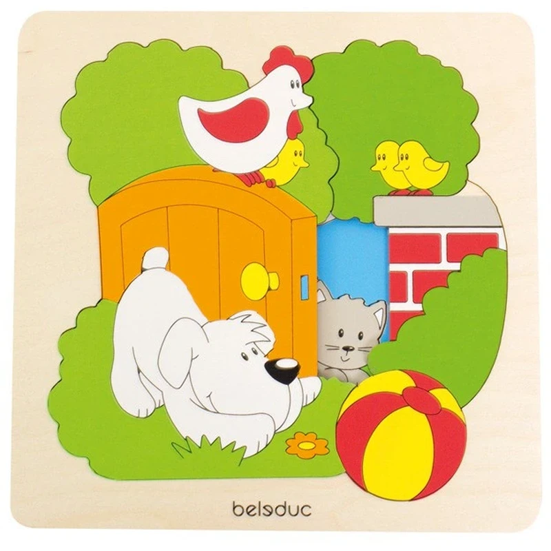 Puzzle-uri si incastre - Puzzle Descopera Gradina Beleduc