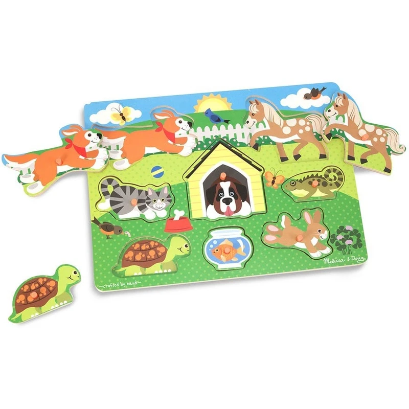 Puzzle din lemn Animalele de companie [1]