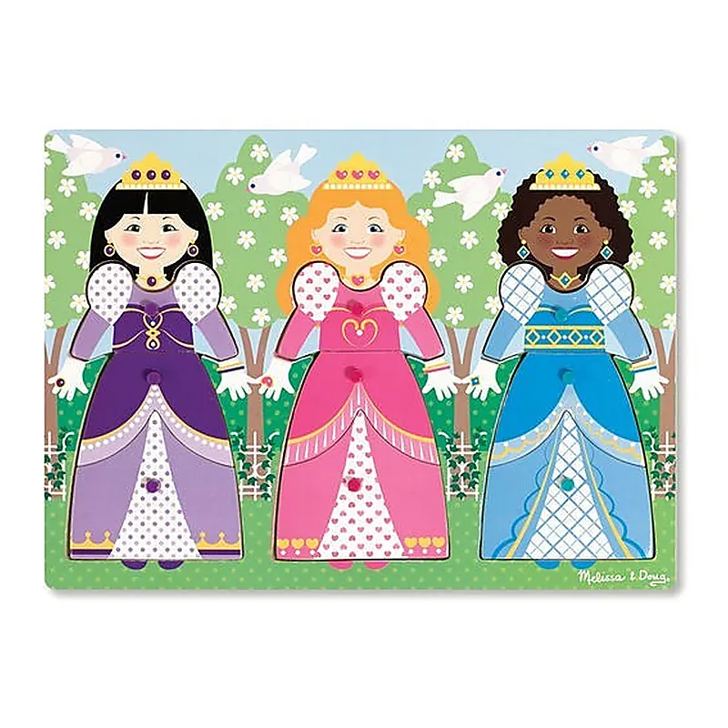 Puzzle din lemn Imbraca Printese [1]