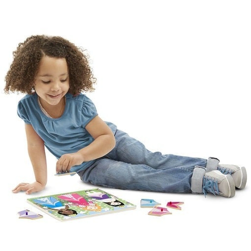 Puzzle din lemn Imbraca Printese [2]