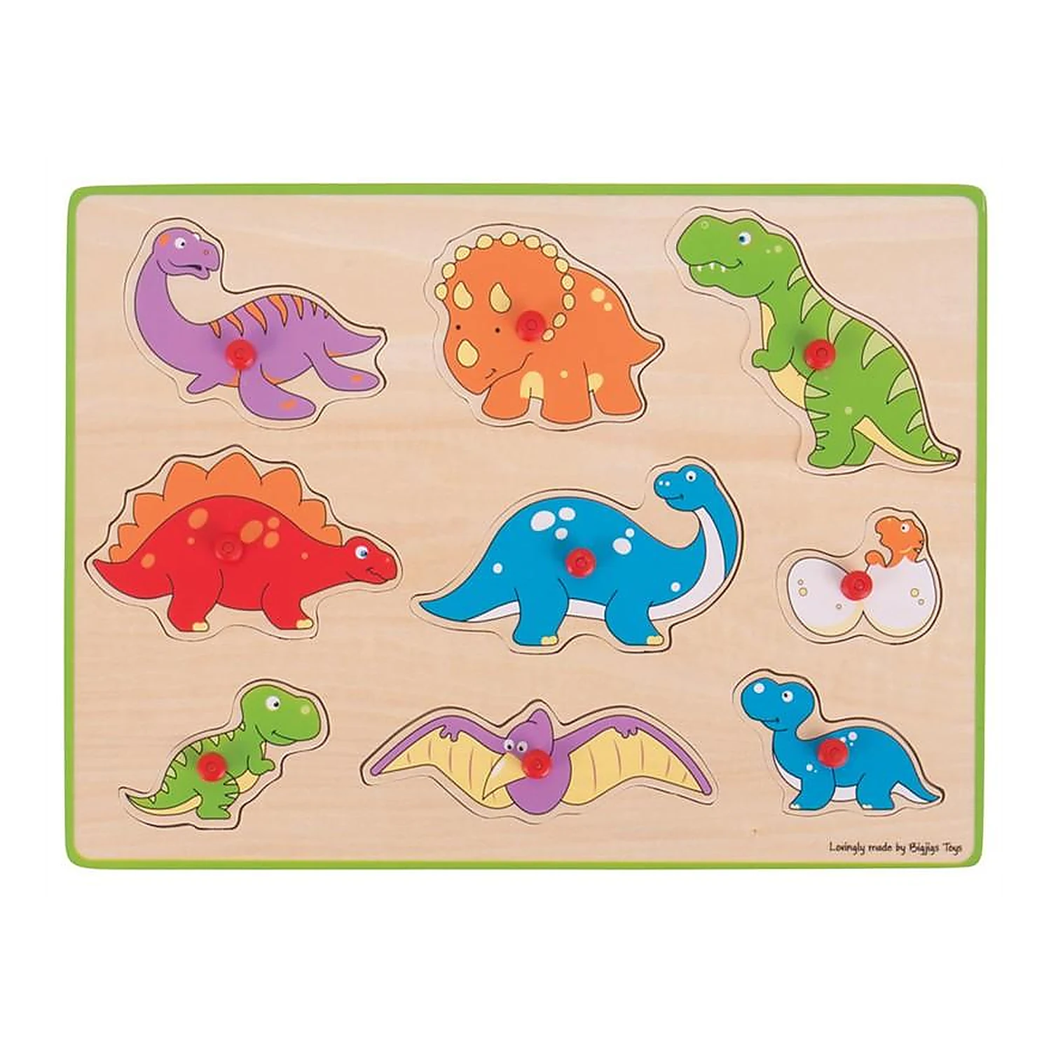 Puzzle-uri si incastre - Puzzle din lemn incastru - Dinozauri