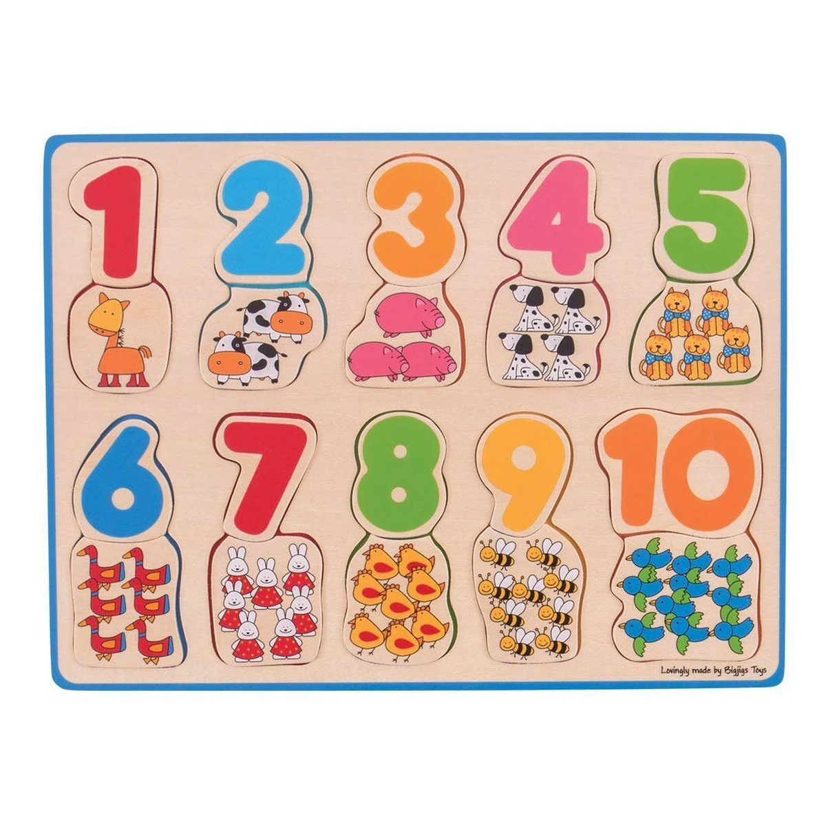 Jucarii interactive - Puzzle - numere si culori