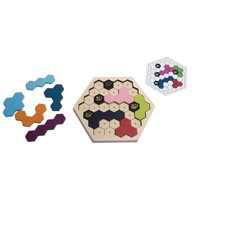 Jucarii din lemn - Puzzle Stupul Albinelor