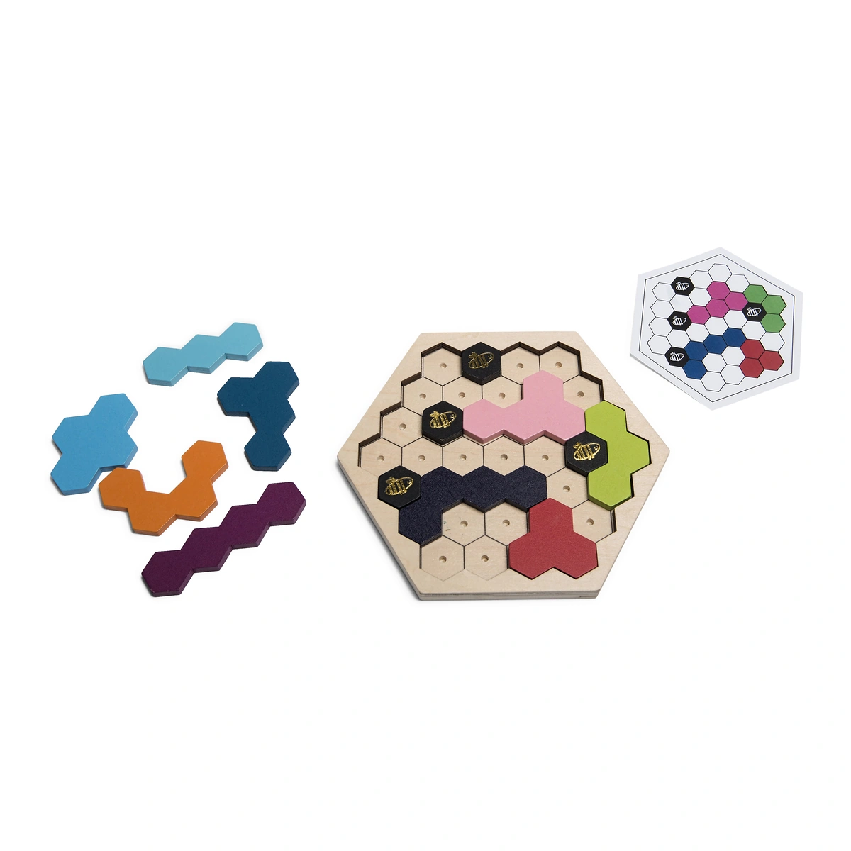 Jucarii din lemn - Puzzle Stupul Albinelor