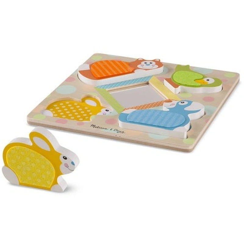 Puzzle tactil cu oglinda Pets Melissa and Doug [1]