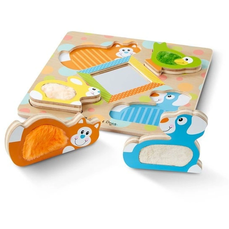 Puzzle tactil cu oglinda Pets Melissa and Doug [4]