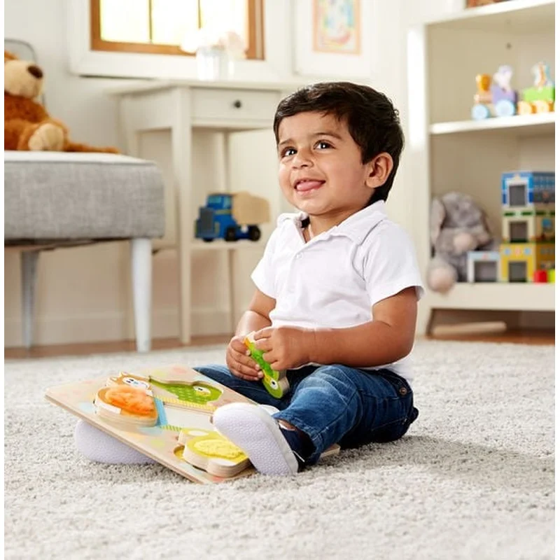 Puzzle tactil cu oglinda Pets Melissa and Doug [3]